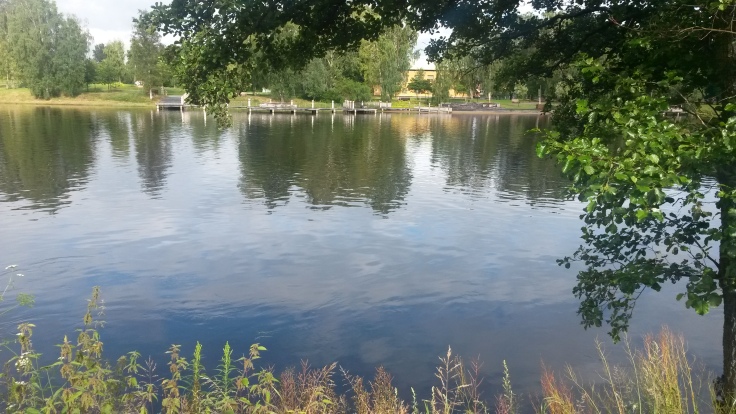 Travelling abroad gives me the chance to turn off my Wi-Fi & data to connect with nature. It's life-giving. Try it now. Go for a walk without your phone. This picture was taken in Karlstad, Sweden in July 2015.