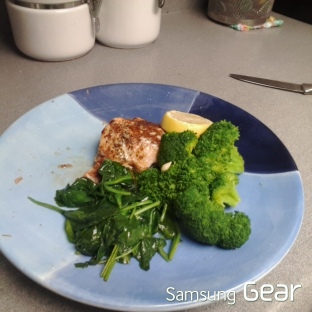 salmon broccoli spinach